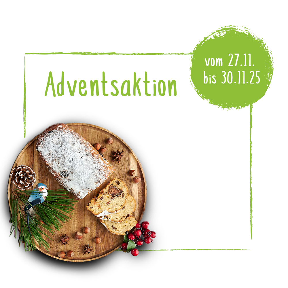 25 % Rabatt auf alle Stollen vom 27. bis 30.11.2025