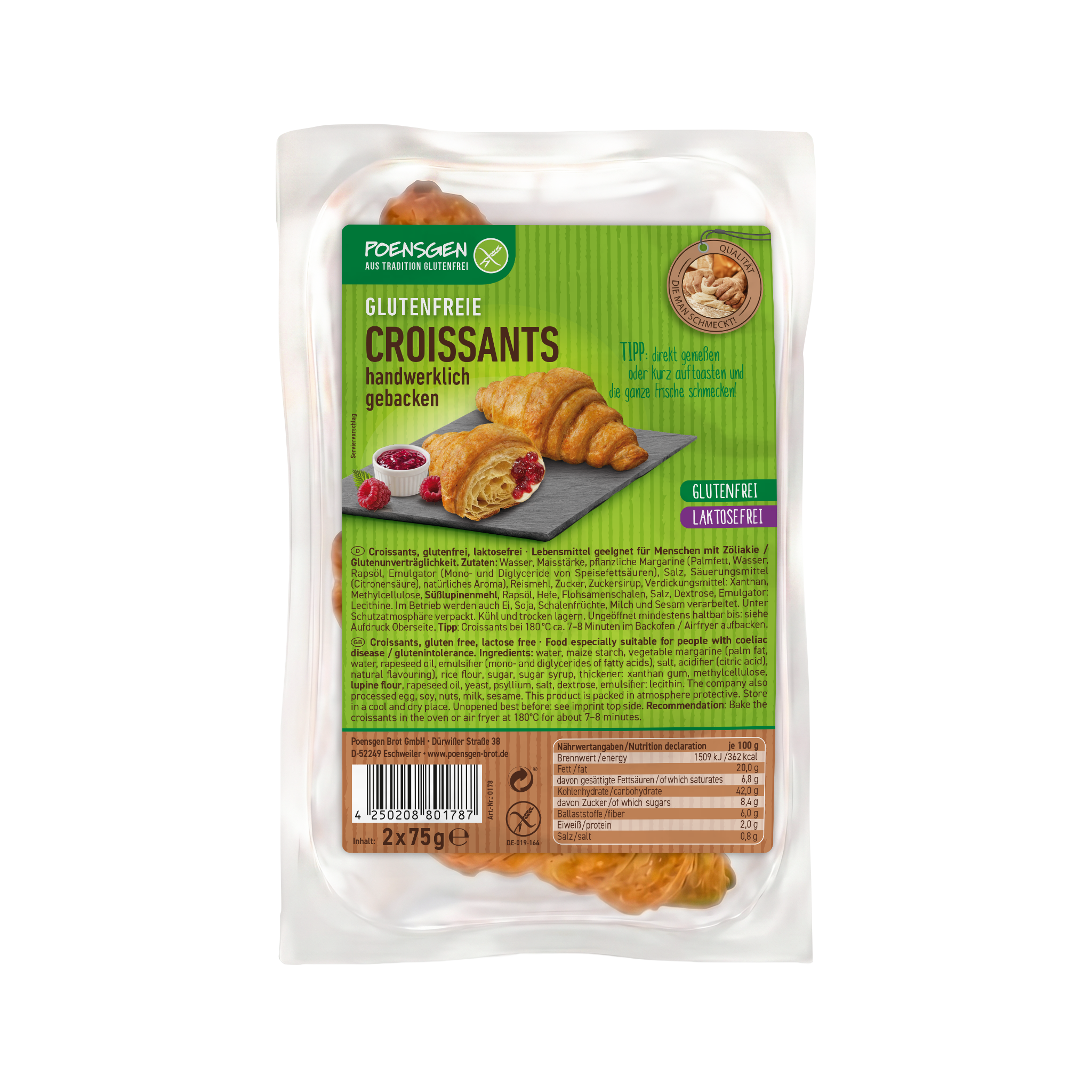 Croissants glutenfrei / laktosefrei