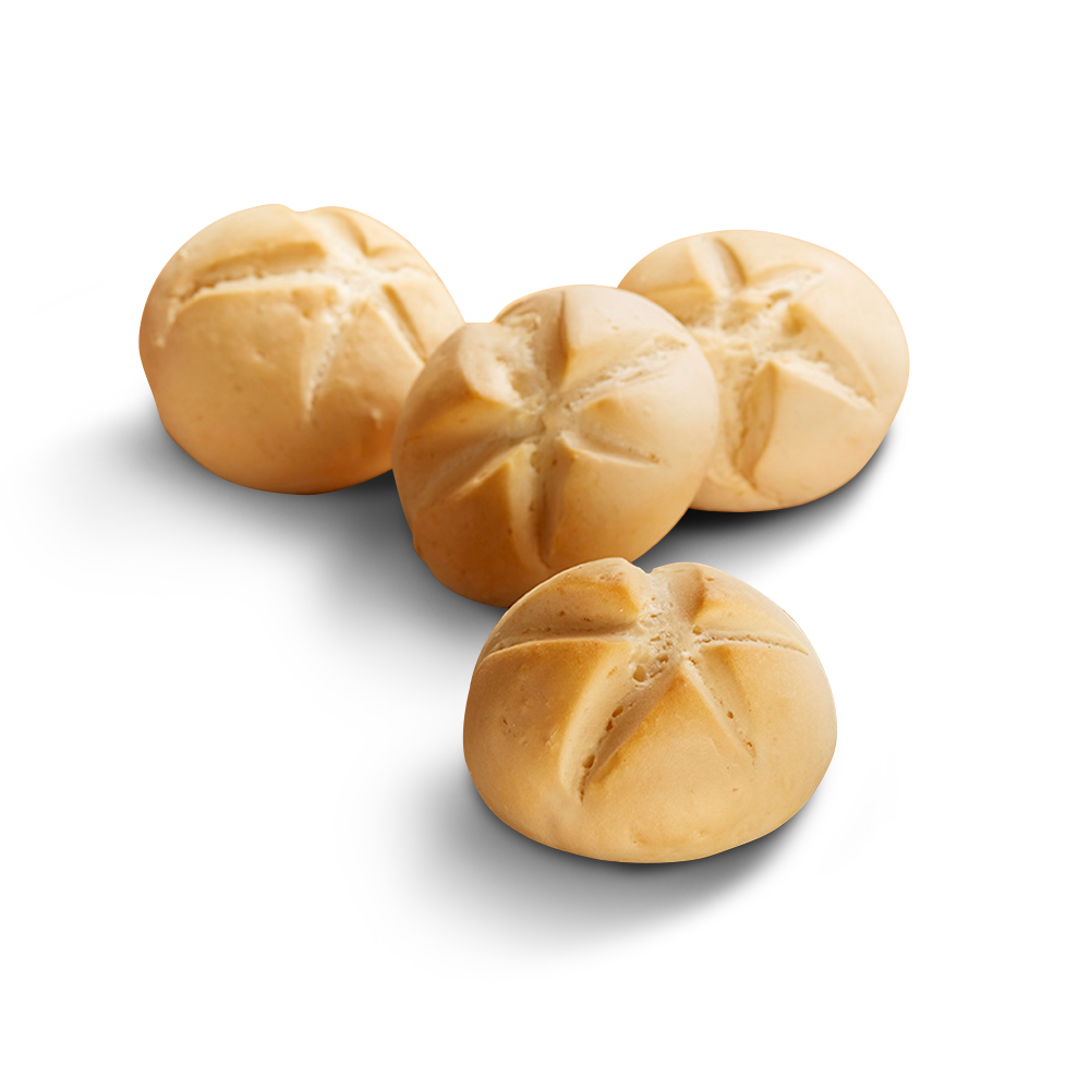 Poensgen glutenfreies, laktosefreies Brötchen 4 runde glutenfreie, laktosefreie Poensgen Brötchen