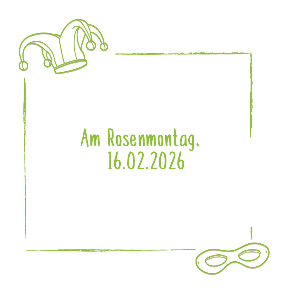 Kein Versand von Frischware am Rosenmontag