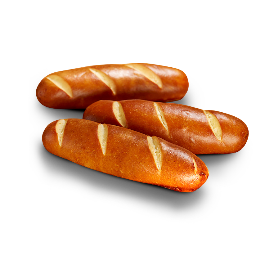 Poensgen glutenfreie Laugenstangen Drei glutenfreie Poensgen frische Laugenstangen