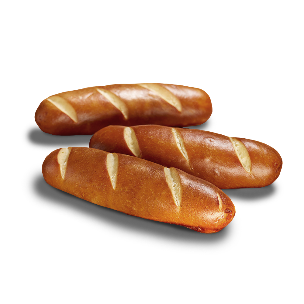 Poensgen glutenfreie Laugenstangen Drei glutenfreie Poensgen frische Laugenstangen