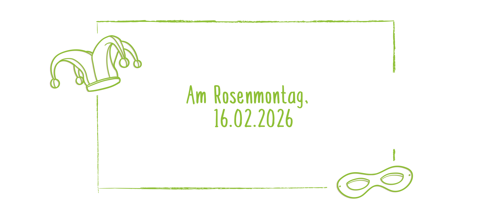 Kein Versand von Frischware am Rosenmontag