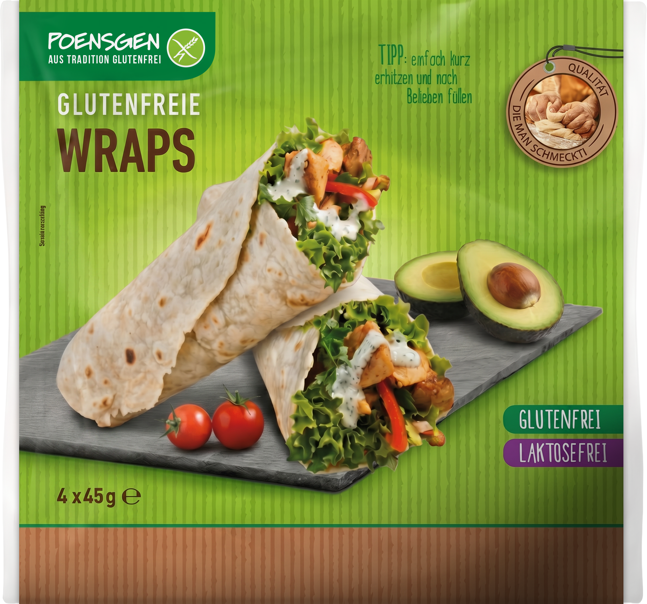Wraps glutenfrei, laktosefrei