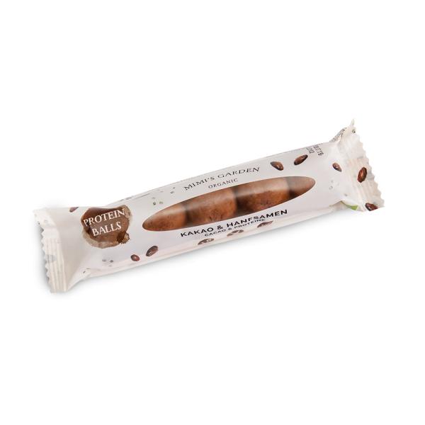 Bio-Dattelkugeln Kakao & Hanfsamen 50g